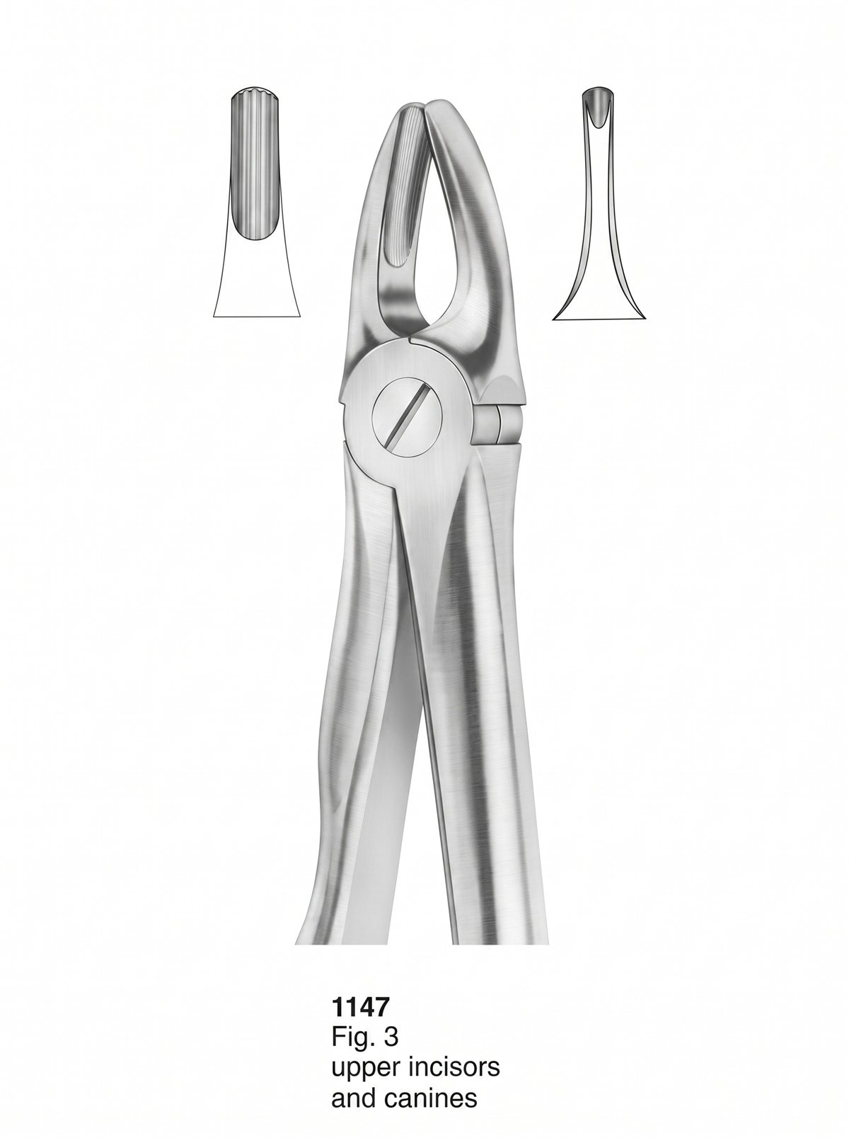 Sirgikal Extracting Forceps With Fitting Handle