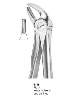 Sirgikal Extracting Forceps With Fitting Handle