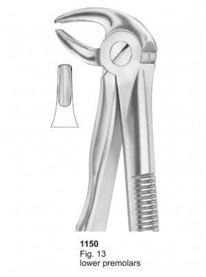 Sirgikal Extracting Forceps With Fitting Handle