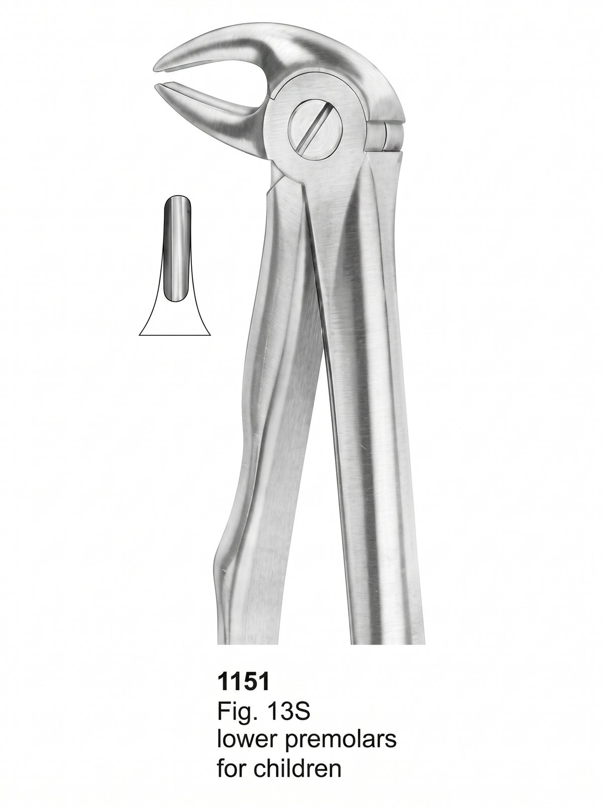 Sirgikal Extracting Forceps With Fitting Handle