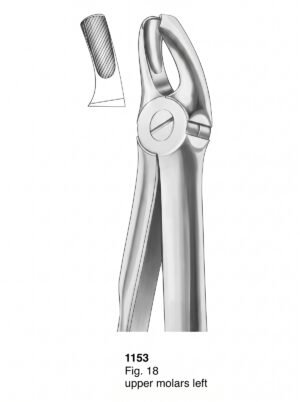 Sirgikal Extracting Forceps With Fitting Handle