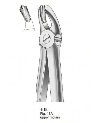 Sirgikal Extracting Forceps With Fitting Handle