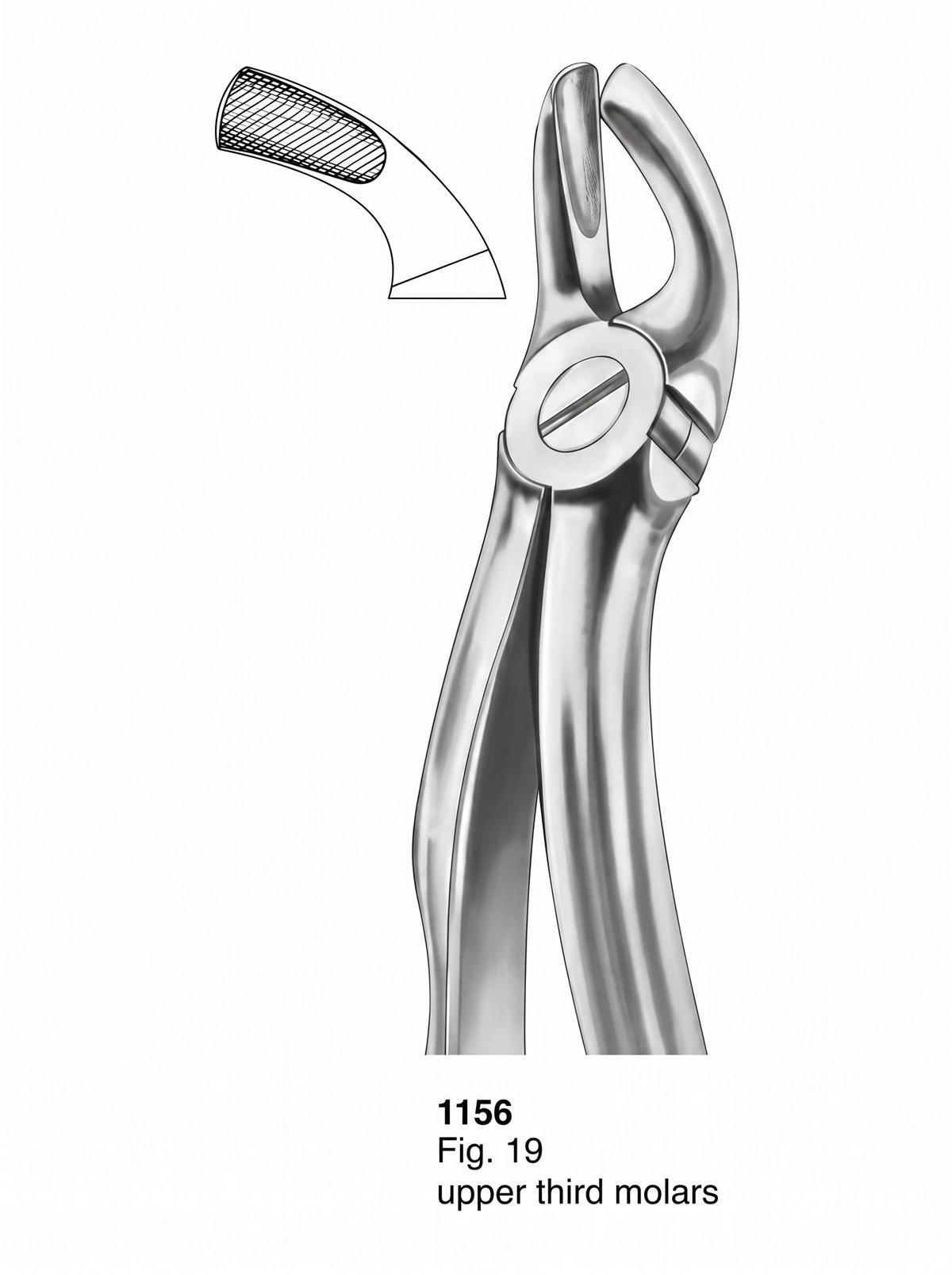 Sirgikal Extracting Forceps With Fitting Handle