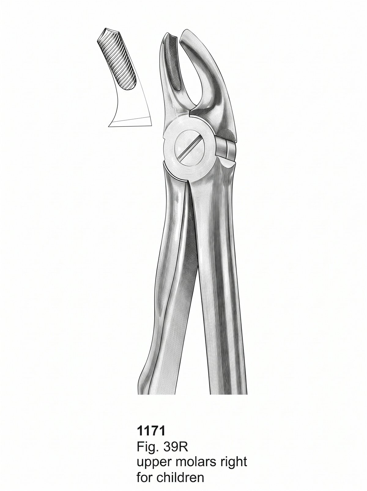 Sirgikal Extracting Forceps With Fitting Handle