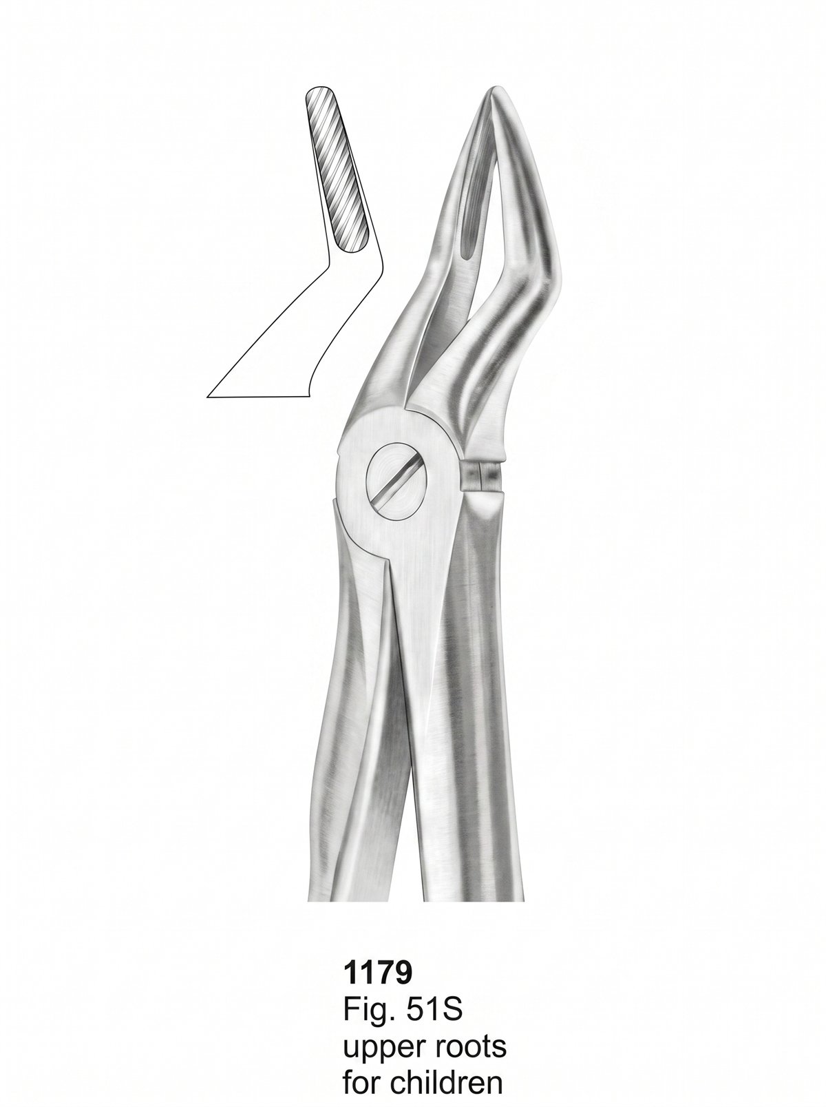 Sirgikal Extracting Forceps With Fitting Handle