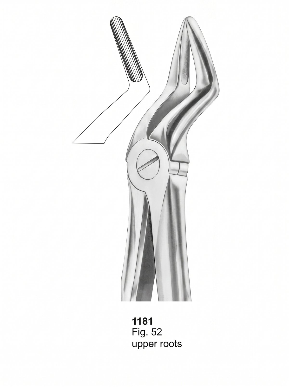 Sirgikal Extracting Forceps With Fitting Handle
