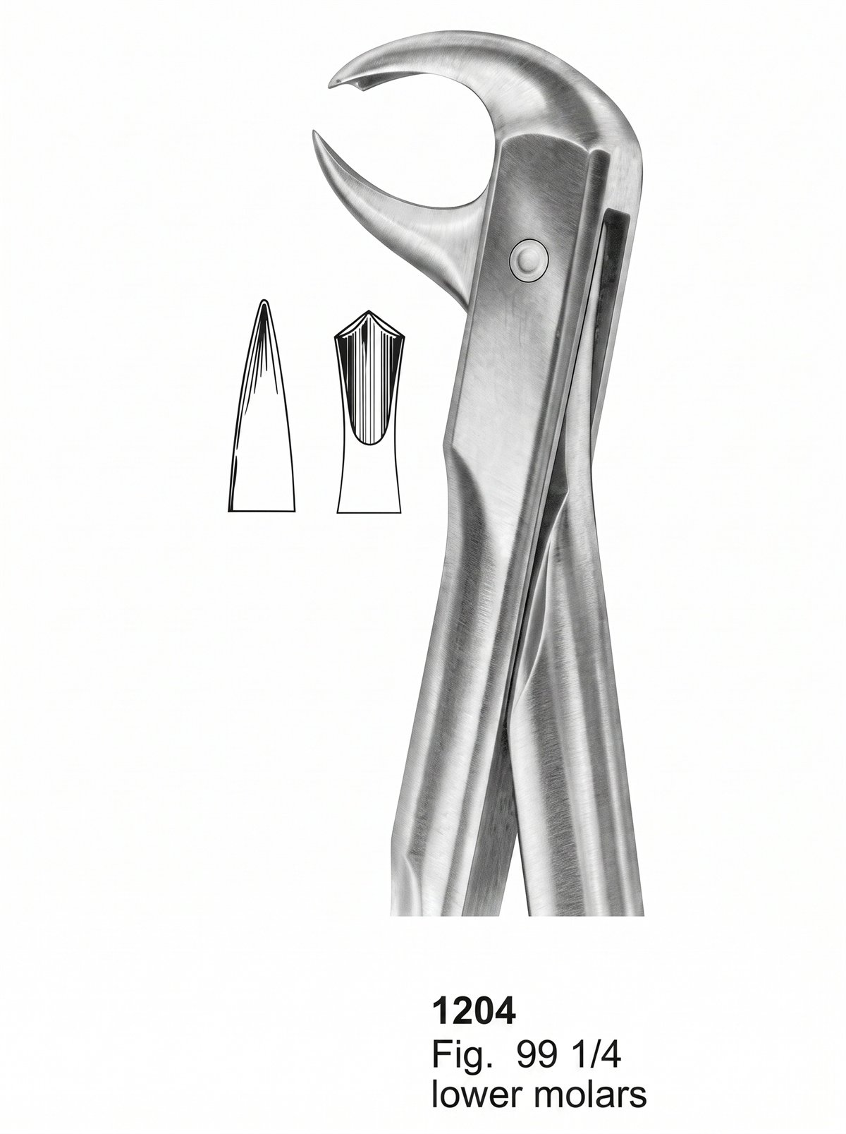 Sirgikal Extracting Forceps With Fitting Handle1