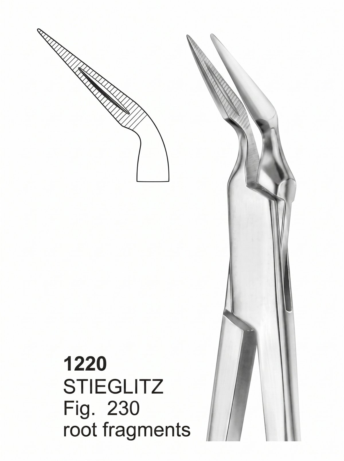 Sirgikal Root Splinter Forceps