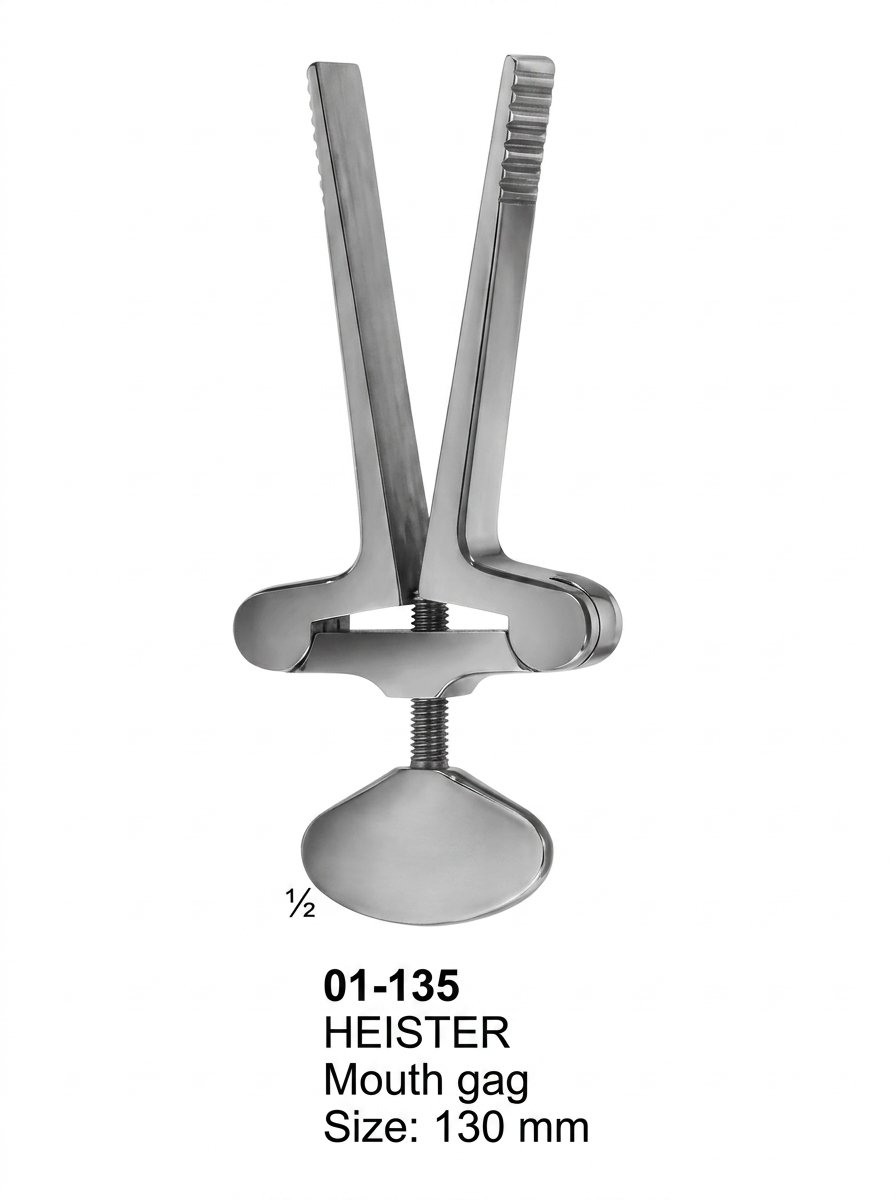 Sirgikal 01-135 HEISTER Instruments for Anaesthesia and Tongue Forceps
