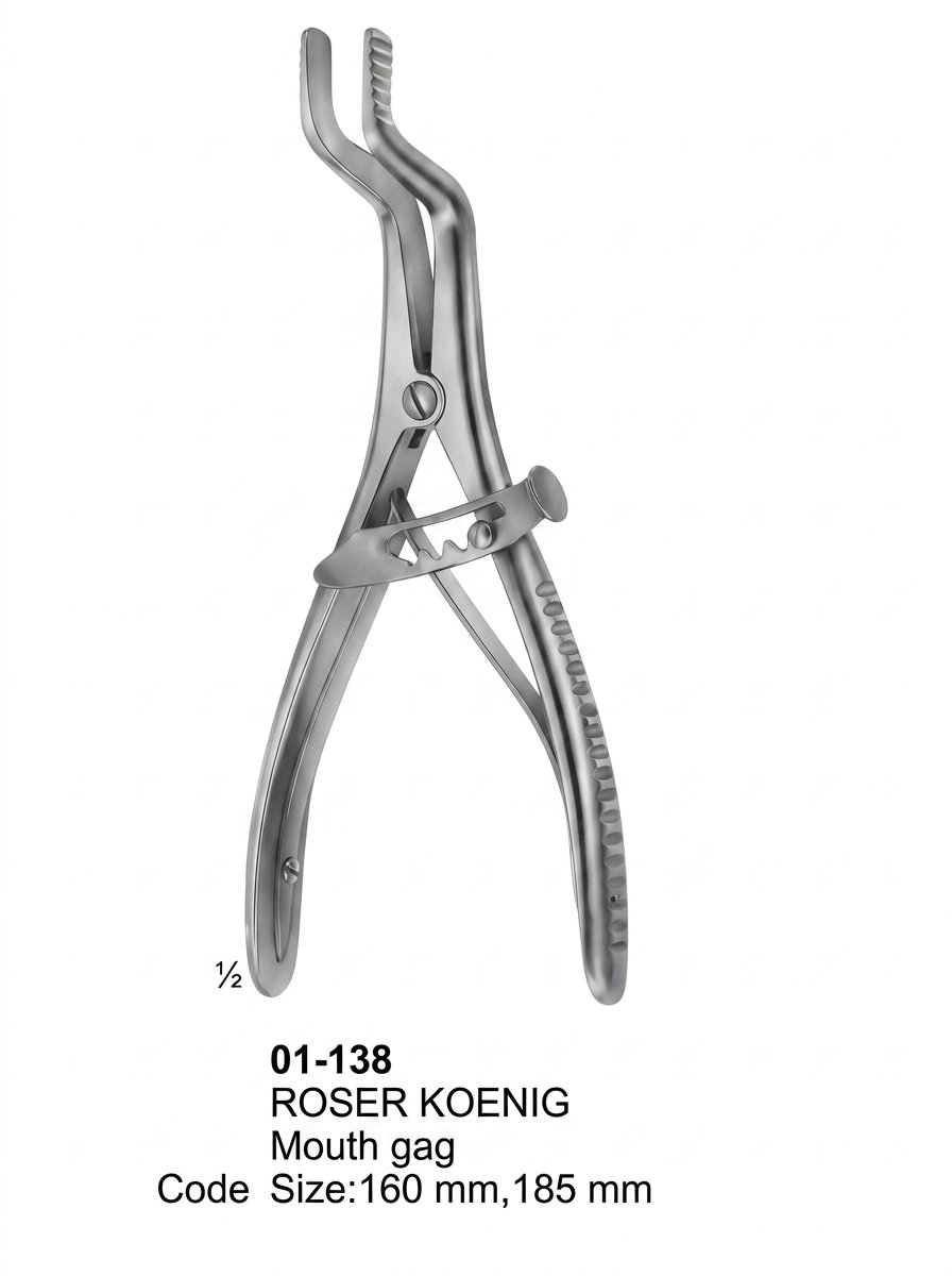 Sirgikal 01-138 ROSER KOENIG Instruments for Anaesthesia and Tongue Forceps