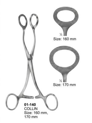 Sirgikal 01-140 COLLIN Instruments for Anaesthesia and Tongue Forceps