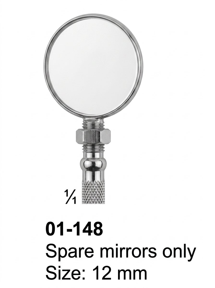 Sirgikal 01-148 Spare mirrors Blood Lancets and Laryngeal Mirrors