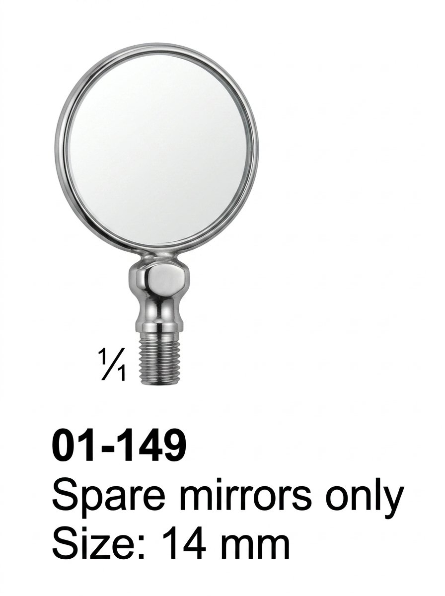 Sirgikal 01-149 Spare mirrors Blood Lancets and Laryngeal Mirrors