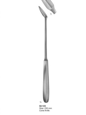 Sirgikal 02-123 Cone Knives Myomatome Trigeminal and Tonsil Knives