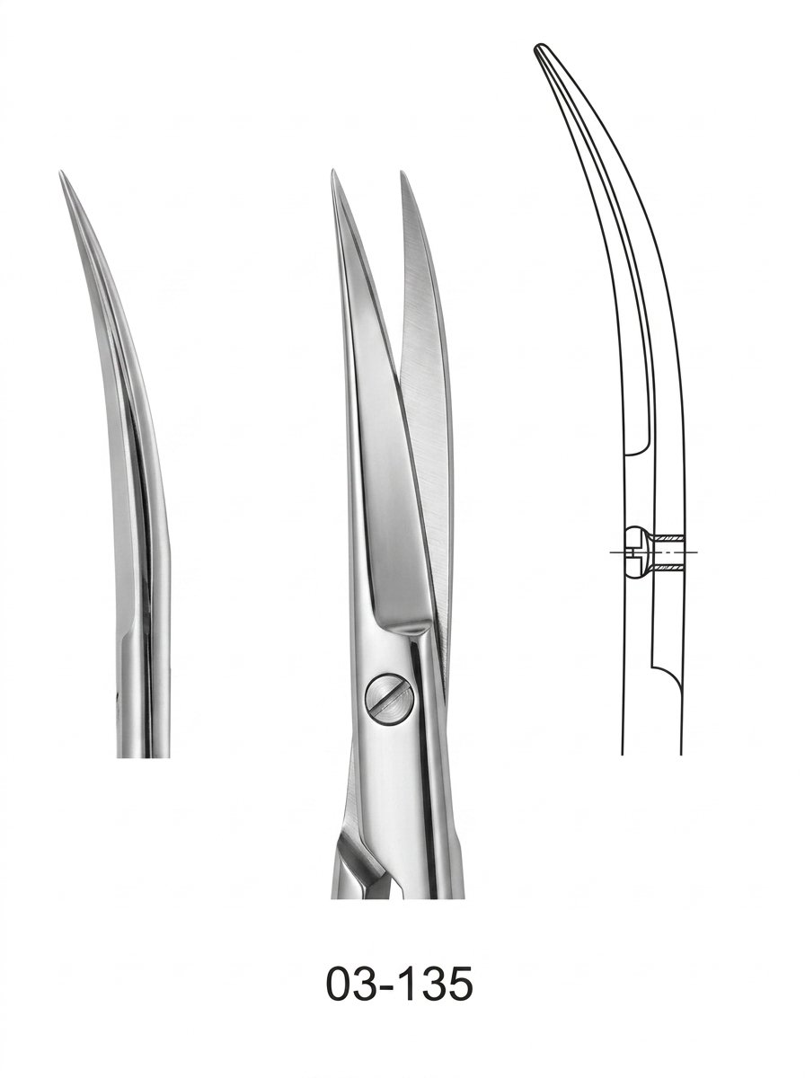 Sirgikal 03-135 Delicate Scissors