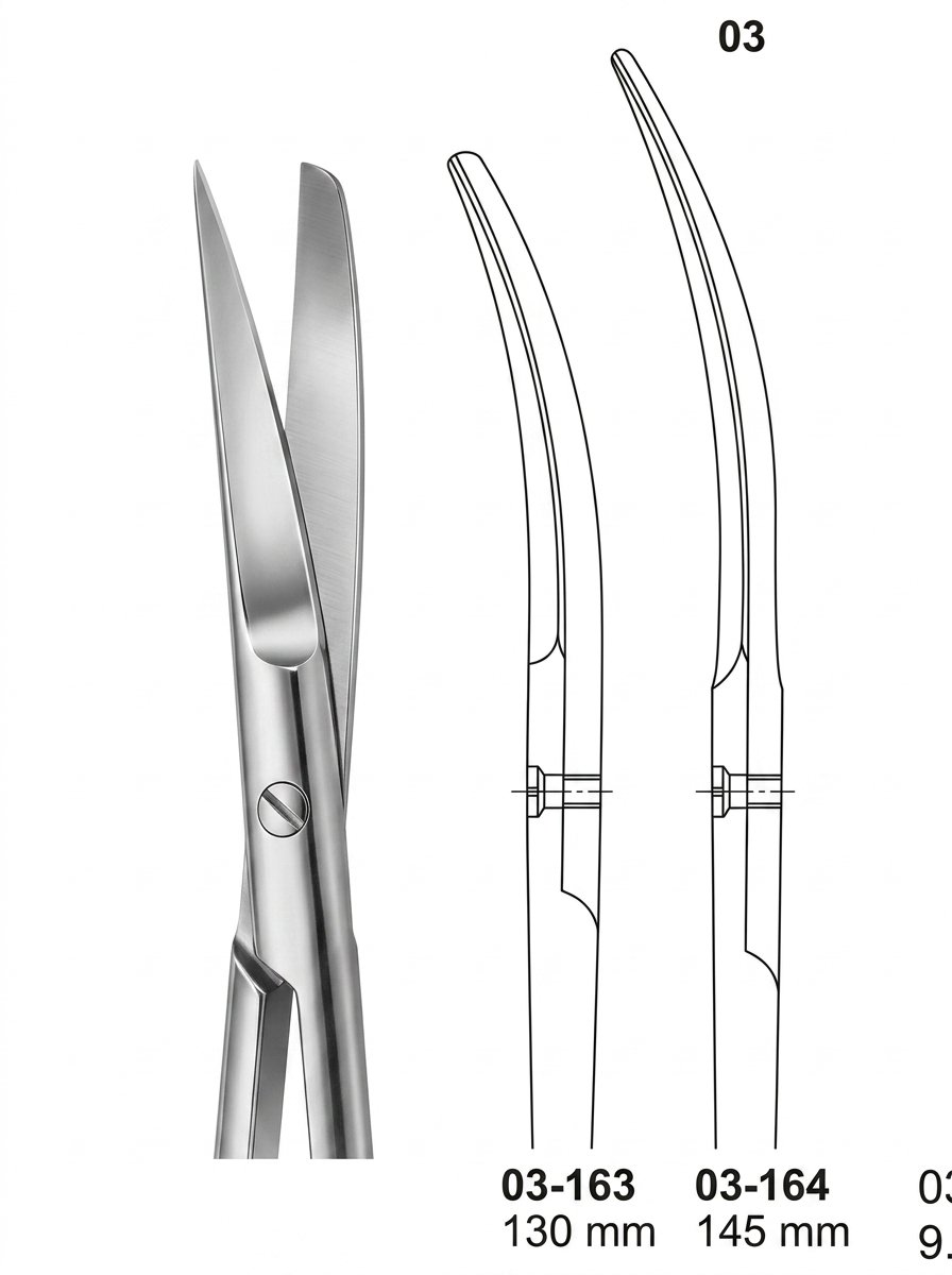 Sirgikal 03-163-to-03 164 Surgical Scissors
