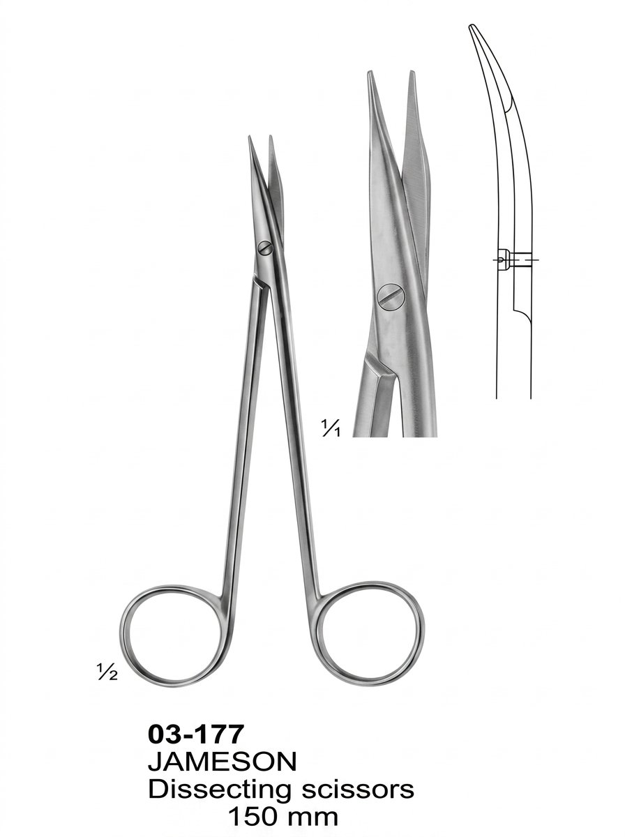 Sirgikal 03-177 JAMESON Dissecting Scissors