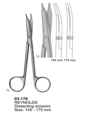 Sirgikal 03-178 REYNOLDS Dissecting Scissors