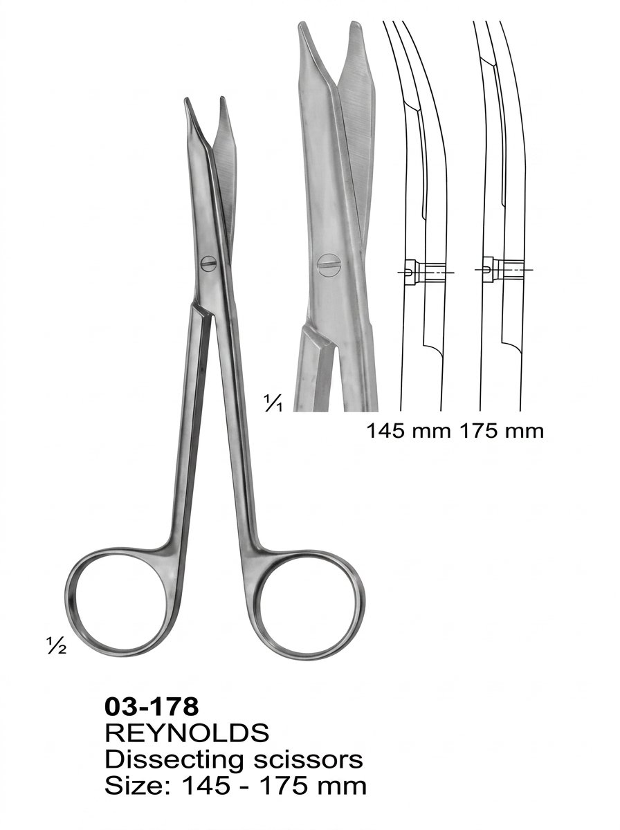 Sirgikal 03-178 REYNOLDS Dissecting Scissors