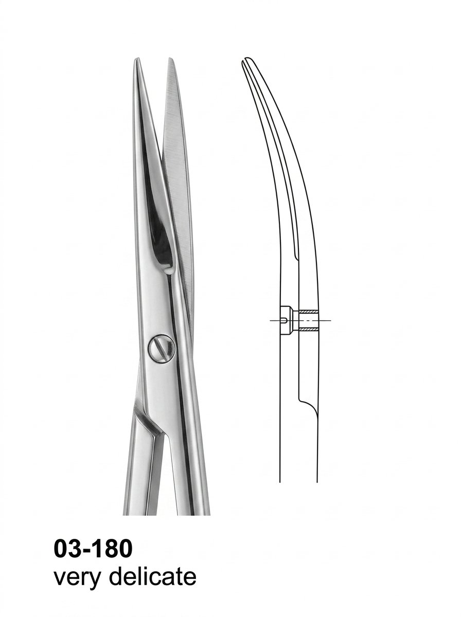 Sirgikal 03-180 very delicate Dissecting Scissors