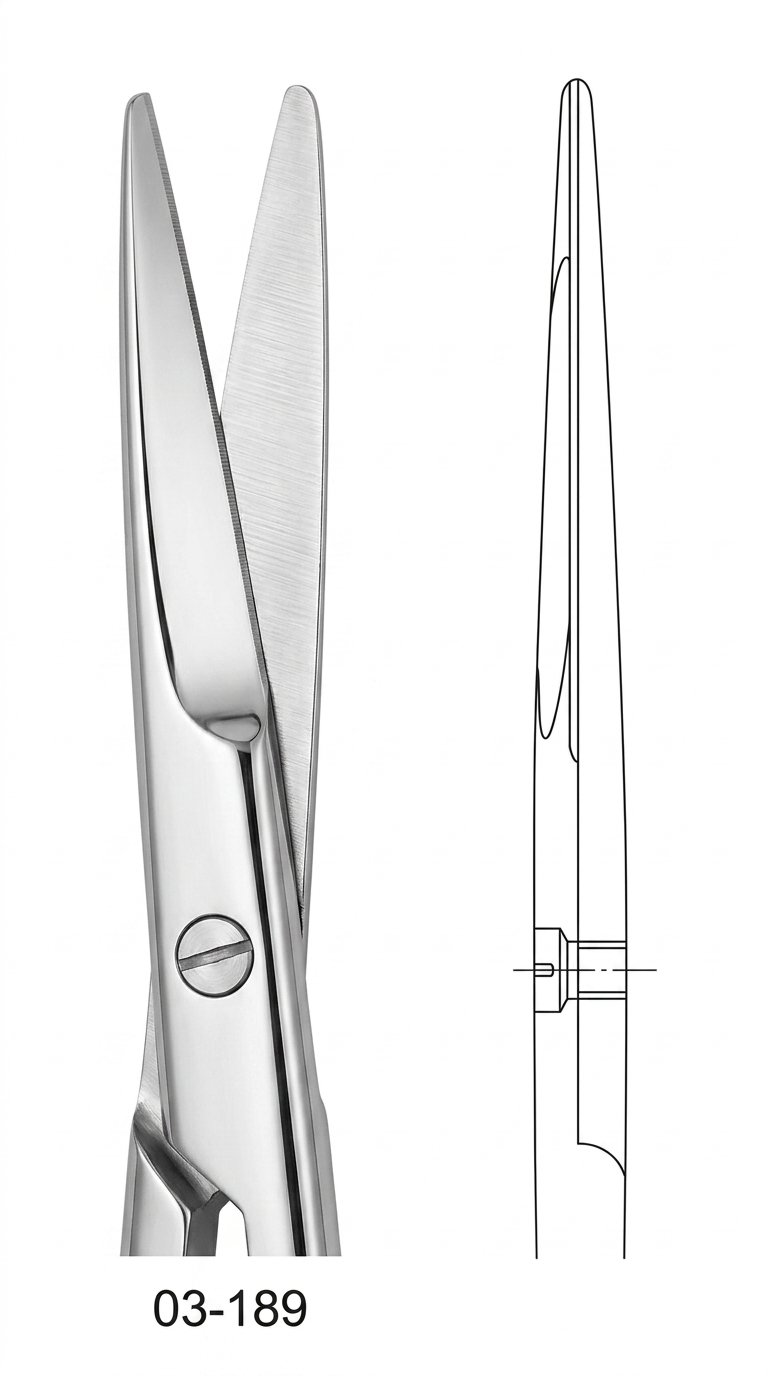 Sirgikal 03-189 Dissecting Scissors