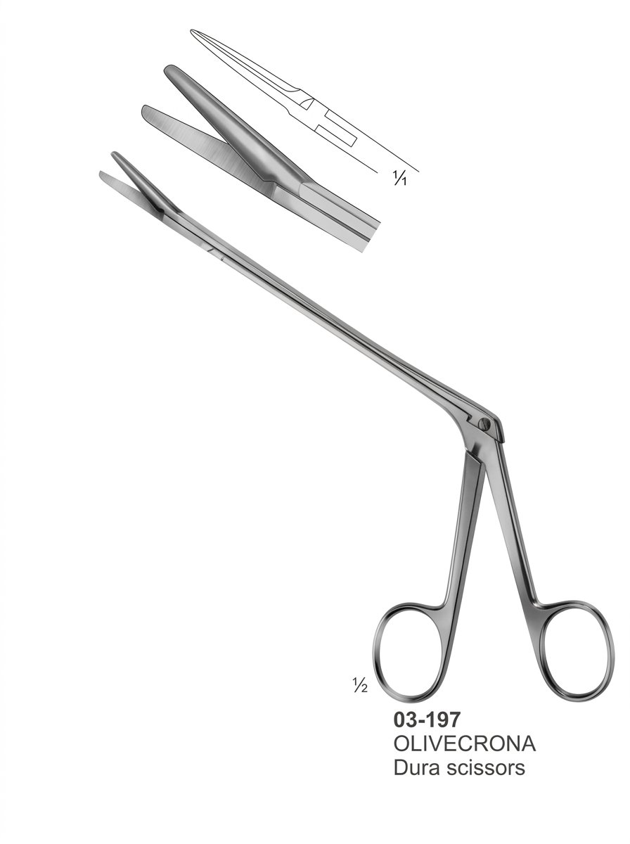 Sirgikal 03-197 OLIVECRONA Scissors for Cardiovascular and Neuro Surgery