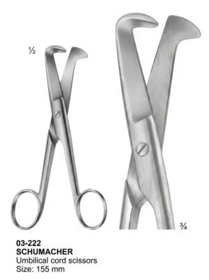 Sirgikal 03-222 SCHUMACHER Scissors for Obstetrics