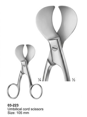 Sirgikal 03-223 Umbilical cord scissors Scissors for Obstetrics