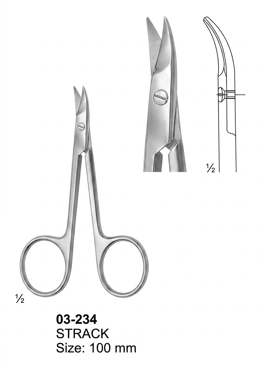 Sirgikal 03-234 STRACK Wire and Plate Scissors