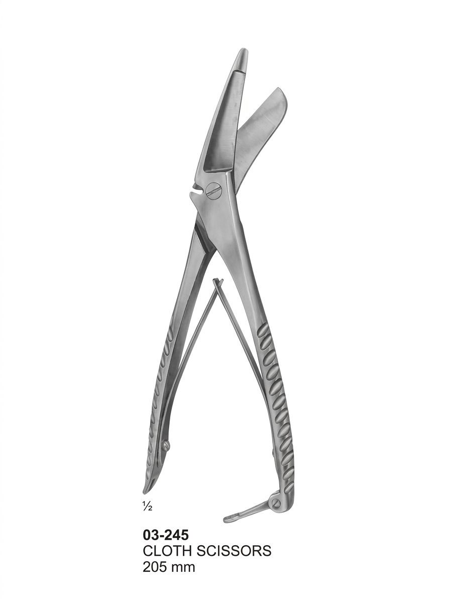Sirgikal 03-245 CLOTH SCISSORS Bandage Cloth and Plaster Scissors