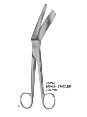 Sirgikal 03-246 BRAUN STADLER Bandage Cloth and Plaster Scissors