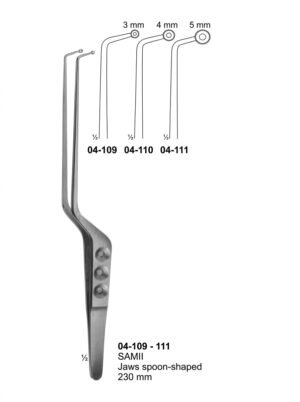 Sirgikal 04-10-9-111 04 109 111 SAMII Forceps for grasping tissue tumors etc