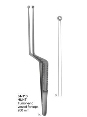 Sirgikal 04-113 HUNT Tumor and vessel forceps Forceps for grasping tissue tumors etc
