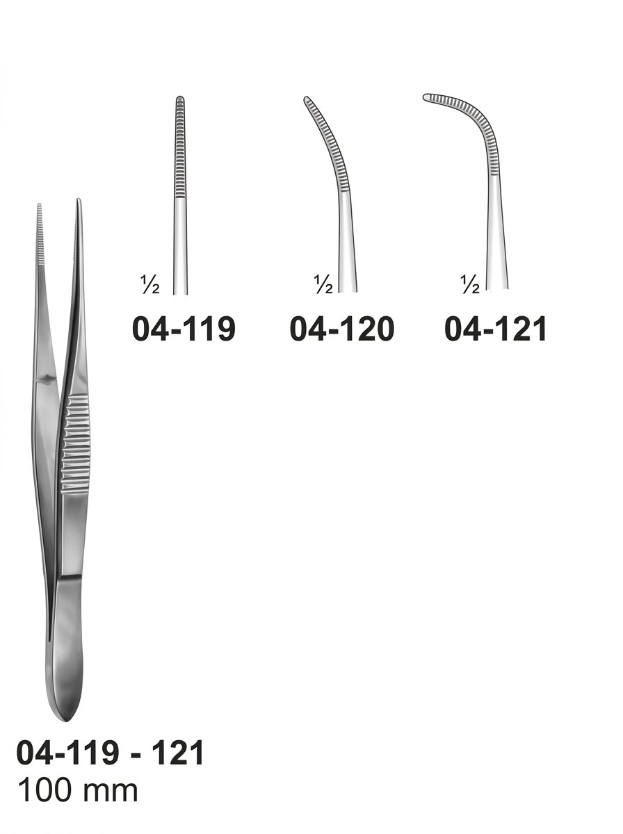 Sirgikal 04-11-9-121 04 119 121 Delicate Dissecting Microscopic Sterilizing Forceps