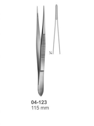 Sirgikal 04-123 Delicate Dissecting Microscopic Sterilizing Forceps
