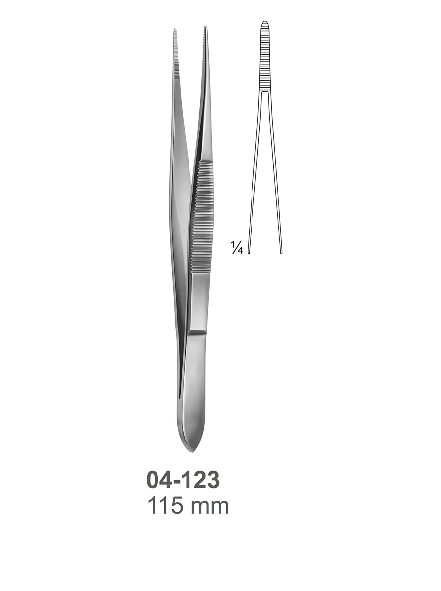 Sirgikal 04-123 Delicate Dissecting Microscopic Sterilizing Forceps