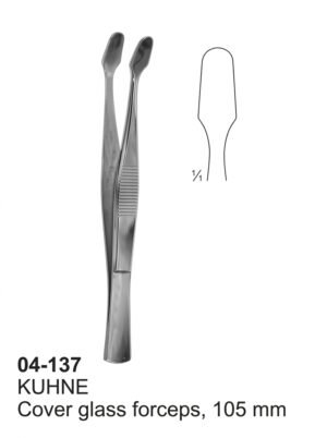 Sirgikal 04-137 KUHNE Delicate Dissecting Microscopic Sterilizing Forceps