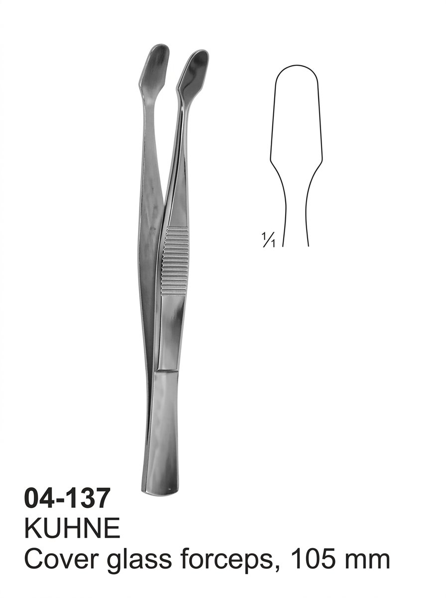 Sirgikal 04-137 KUHNE Delicate Dissecting Microscopic Sterilizing Forceps