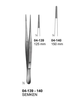Sirgikal 04-13-9-140 04 139 140 SEMKEN Delicate Dissecting Forceps