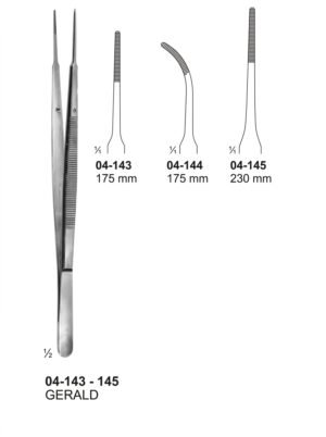 Sirgikal 04-14-3-145 04 143 145 GERALD Delicate Dissecting Forceps