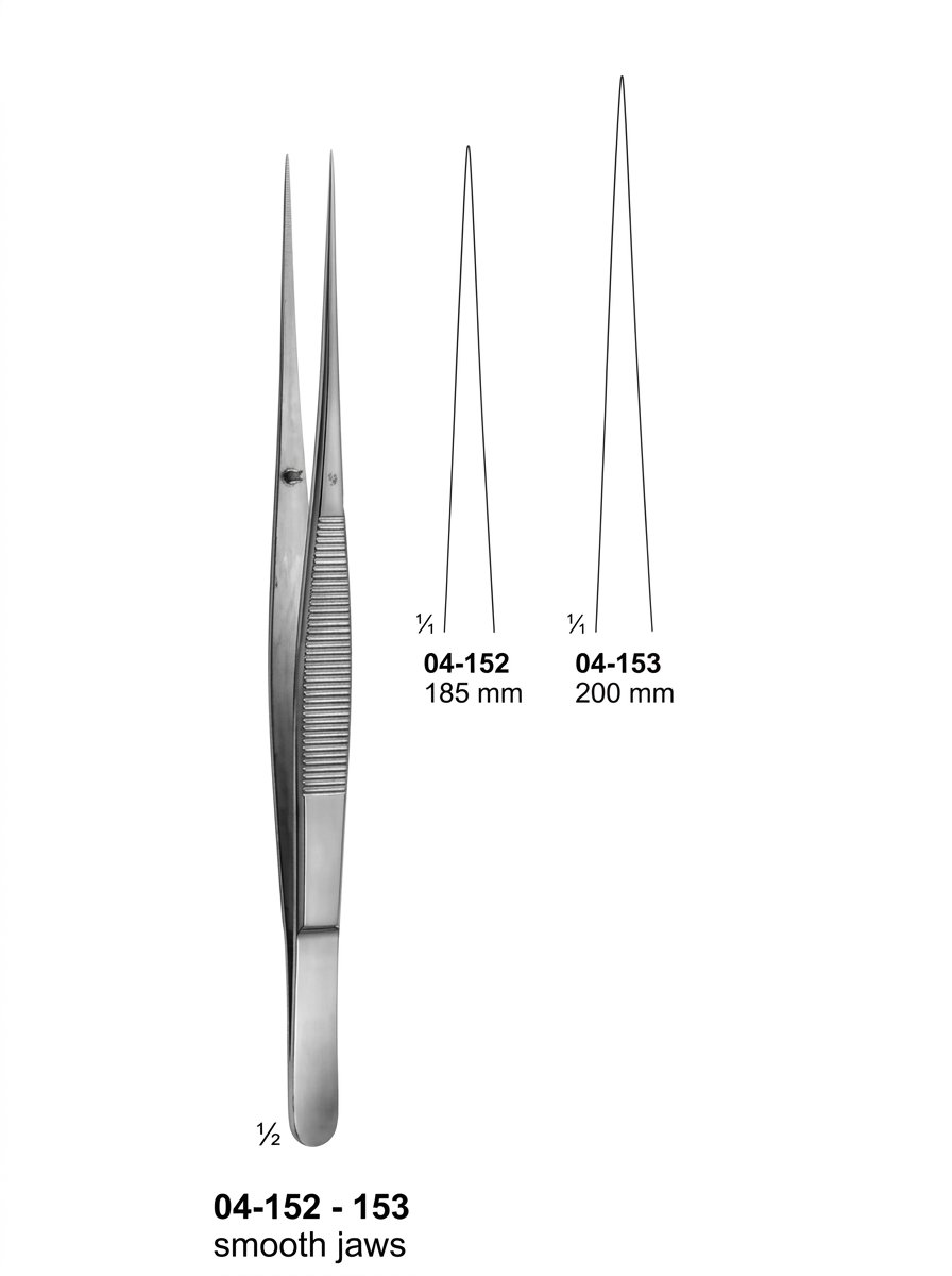 Sirgikal 04-15-2-153 04 152 153 smooth jaws Delicate Dissecting Forceps