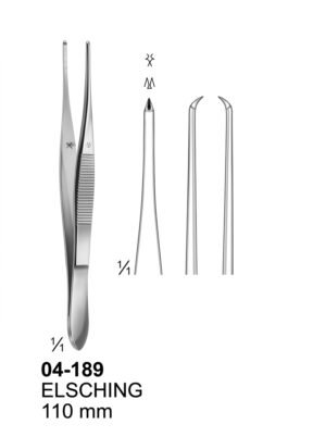 Sirgikal 04-189 ELSCHING Delicate Tissue Forceps