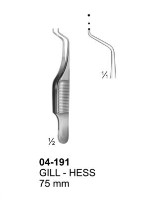 Sirgikal 04-191 GILL HESS Delicate Tissue Forceps