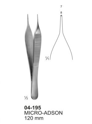 Sirgikal 04-195 MICRO ADSON Delicate Tissue Forceps
