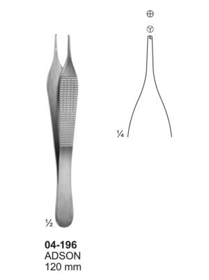 Sirgikal 04-196 ADSON Delicate Tissue Forceps