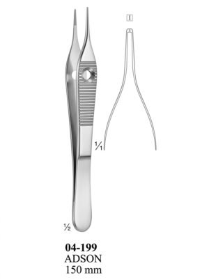 Sirgikal 04-199 ADSON Delicate Tissue Forceps