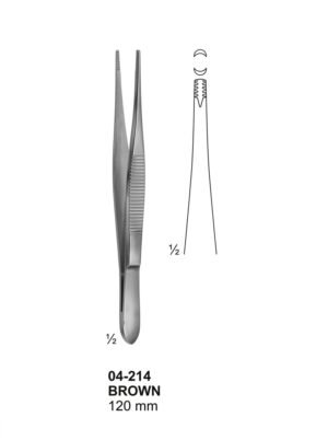 Sirgikal 04-214 BROWN Tissue Forceps