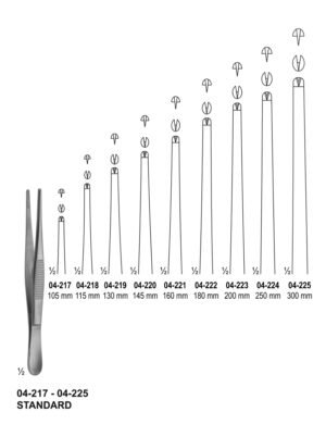 Sirgikal 04-217-04-225 STANDARD Tissue Forceps