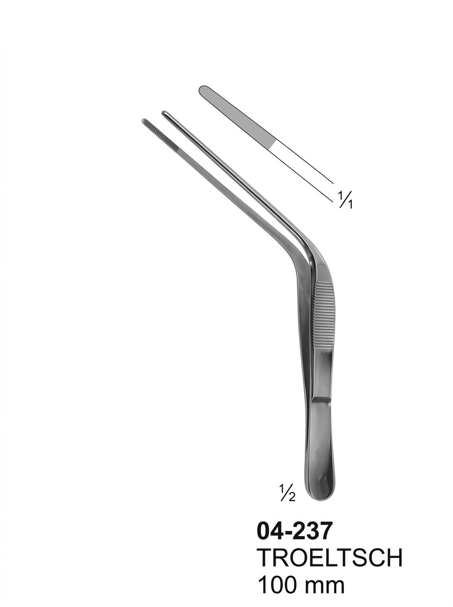 Sirgikal 04-237 TROELTSCH Forceps Bayonet Shaped