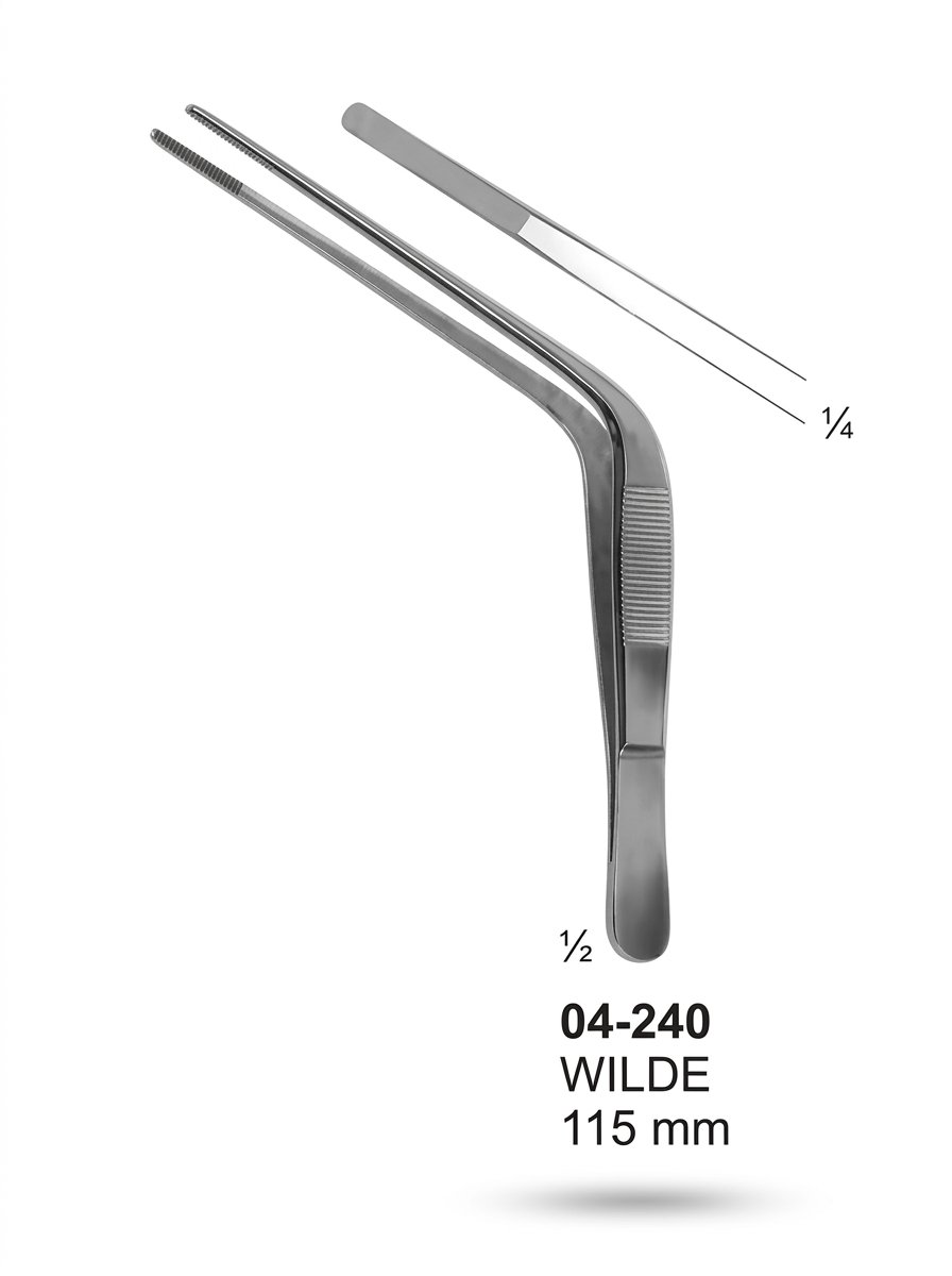 Sirgikal 04-240 WILDE Forceps Bayonet Shaped